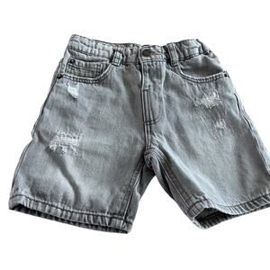 Zara boys gray distressed shorts size 2/3